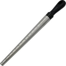 METAL W/ WOOD HANDLE RING STICK GAUGE SIZER JEWELRY TOOL MANDREL U.S. SIZES 1-15