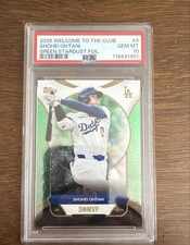 2025 Topps Welcome to the Club: MVP- Shohei Ohtani #3 Green Stardust Foil /99