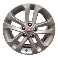 Nissan Juke F15 2012 7j 17 inch Alloy Wheel 5 Split Spoke Silver D03001KK2A