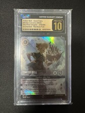 Disney Lorcana GRADED Tinker Bell Giant Fairy 216/204 Enchanted CGC 10 Pristine