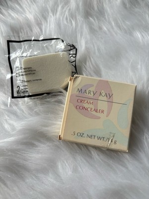 Mary Kay Vintage Cream Concealer  & sponges* 6217 * Discontinued - HTF NIB