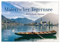 "Calendar 2027 · US Version · Picturesque Tegernsee (Wall Calendar 2027 17\" × 12\""
