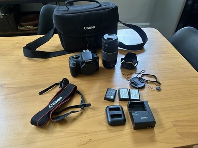 Canon Rebel T5 W/ 18-55mm Lens and 75-300mm Lens