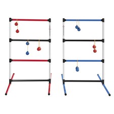 Topbuy Portable Ladder Toss Set 12 Balls Outdoor Lawn Family Game Set