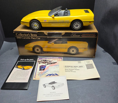 Jim Beam 1986 Corvette Indy 500 Pace Car Decanter Regal China Original Box