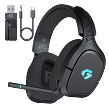 Wireless Gaming Headset for PS5, PS4, PC, Switch, Bluetooth 5.4  2.4GHz