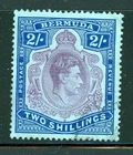 BERMUDA 123a SG116c Used 1942 2sh ultra & red vio KGVI Definitive Perf 14 CV$4