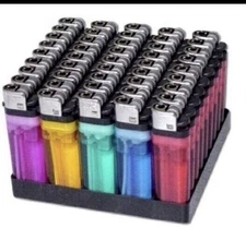 SOLAR LITE Full Size Disposable Butane Lighter Assorted Colors Choose Quantity