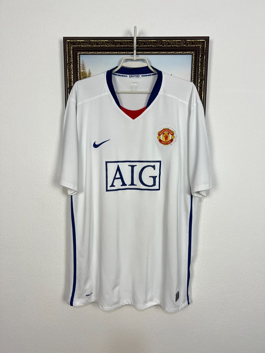 Manchester United Away football shirt 2008 Soccer Nike Jersey Mens