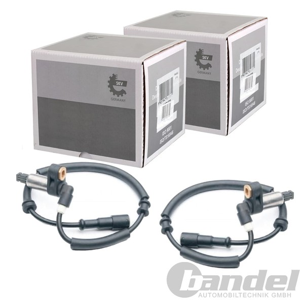 2X Esen SKV ABS-SENSOR Raddrehzahl ABS-FÜHLER Hinten Passend FüR Renault Megane-image