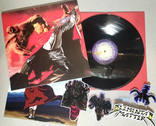 Elemental Master RARE Sega Genesis OST Vinyl Soundtrack Record w/stickers magnet