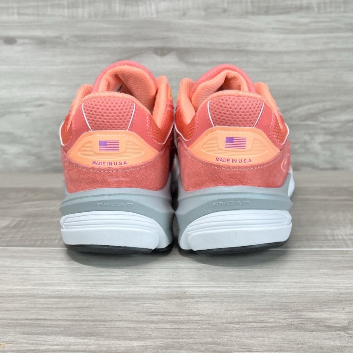 NEW‎ BALANCE 990v6 Made in USA Running Shoes Mens Size 12 Sunrise Rose White 990v6 - Made in USA – Premier main image 3