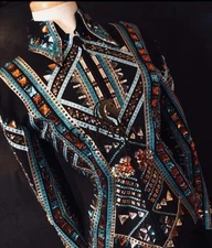 Show Jacket Western Showmanship Women  RodeoJacket horsemanship jacket for shows