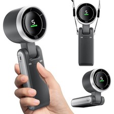 Mini Portable Handheld Turbo USB Rechargeable Cooling Fan Up W/ Lanyard 10 Hours