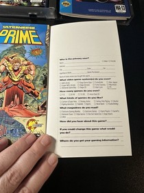 Ultraverse Prime / Microcosm (Sega CD) Double Deal CIB W/ Reg Cards Exc Cond VTG