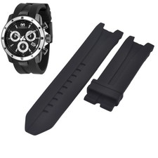 UF6 Collection TM-615007 24mm Black Rubber Strap For Technomarine