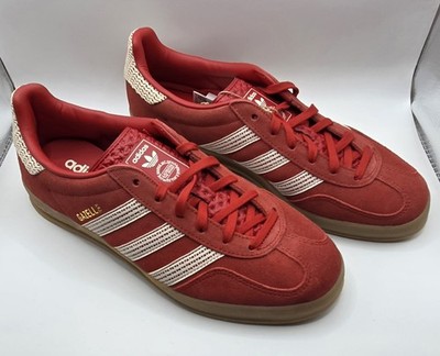 Adidas Women's Gazelle Sneaker Shoe Red/Cream Size  8.5 Womens