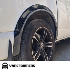Volkswagen Transporter T6.1 2019-2024 Gloss Black Wheel Arch Trims SWB & LWB