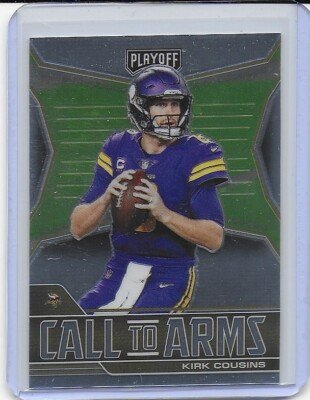 2021 Panini Playoff Call to Arms Kirk Cousins Minnesota Vikings CA