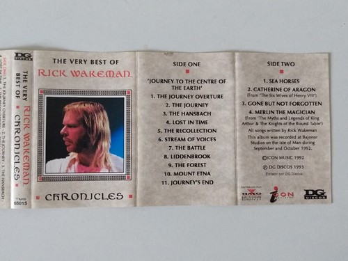Rick Wakeman Chronicles Very Best Of - Cassette Tape Argentina Pressing NM Cond - Picture 4 of 5