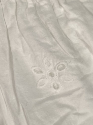 Universal Thread Dress Womens Small Mini Eyelet Lined 3/4 Sleeve Split V-Neck - Picture 6 of 16