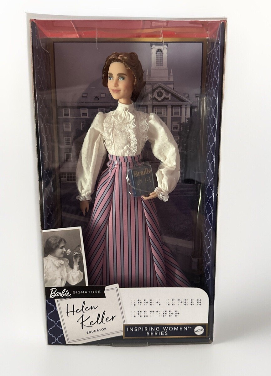 Barbie Signature Inspiring Women Series Helen Keller Doll NEW IN BOX!