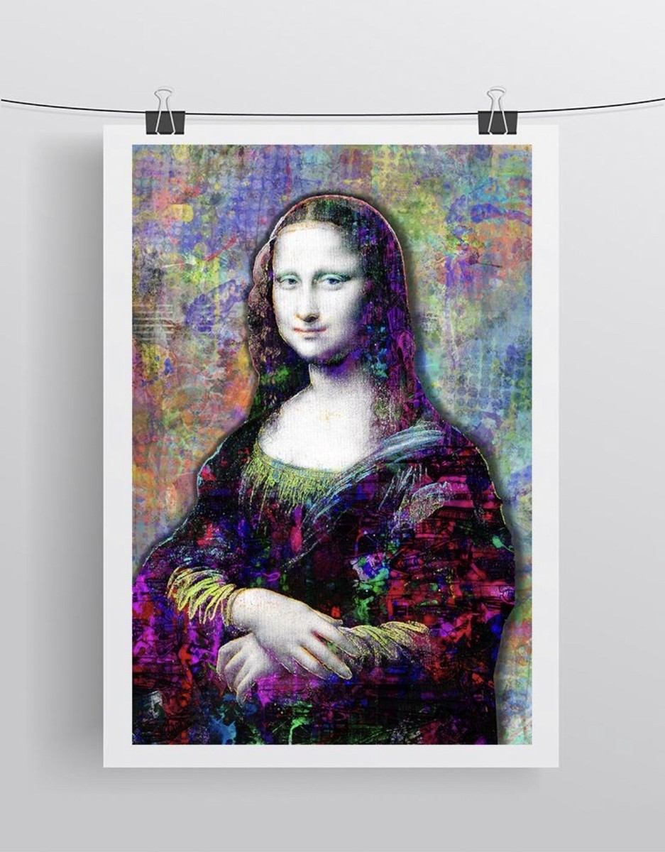 Mona Lisa Pop Art アートパネル Mona Lisa Pop Art 20x30inch Mona Lisa Artwork Free Shipping US | eBay