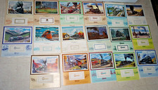 Lot of 17 W.H.MINER INC. CALENDAR, ARTWORK BY HOWARD FOGG 1960's-1980's Vintage