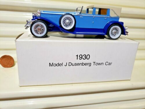 Matchbox 1/43 - Duesenberg Model J 1930 Bleue Y4 | eBay