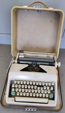 🍀Machine à écrire vintage Olympia Deluxe Werke AG Wilhelmshaven bureau...