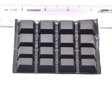 3/4" Square Peel  Stick Silicone Pads for Panels  Fixtures Shop CNC MRO