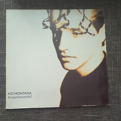 Kid Montana  Temperamental  1986 Benelux 12 Inch Vinyl LP VG+/VG+