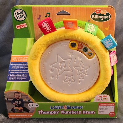 BRAND NEW Leap Frog Learn Groove Thumpin' Numbers Drum Learning Toy 