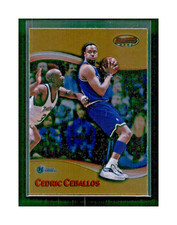 1998-99 Bowman's Best Dallas Mavericks Basketball Card #5 Cedric Ceballos