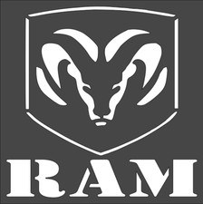1- 8x8 inch Stencil, (TB-54) Ram (6mil)*****