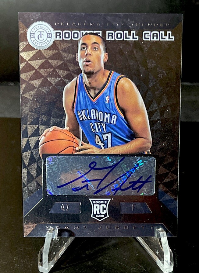 F83242  2013-14 Totally Certified Rookie Roll Call Autographs #36 Grant Jerrett
