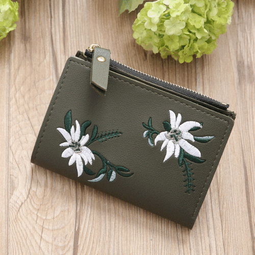 Wallet for Women Small Compact Credit Card Holder Mini Bifold Pocket Purse - Picture 11 of 12