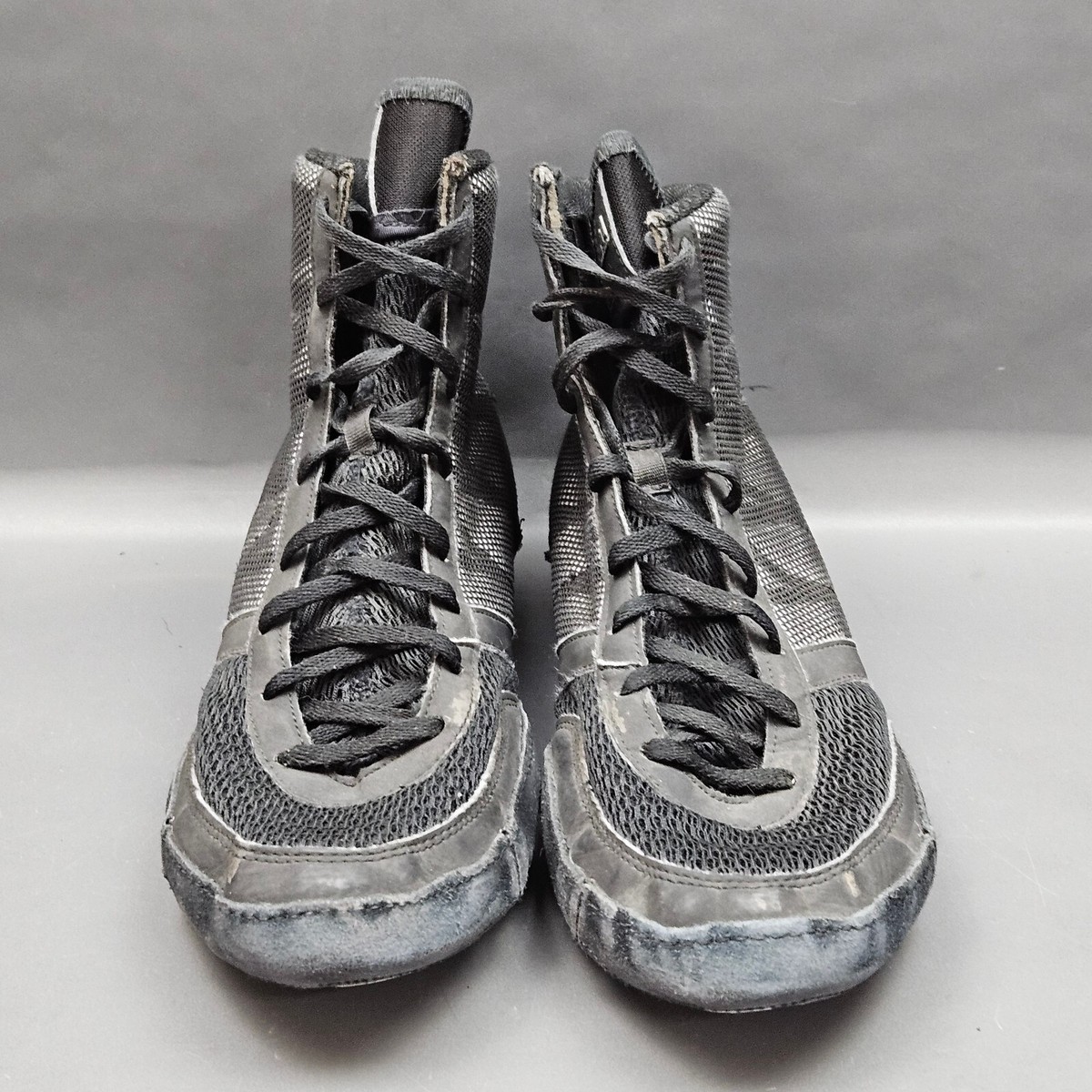 Adidas Pretereo III Mens Wrestling Shoes Size 11 Black MMA Combat Sneakers