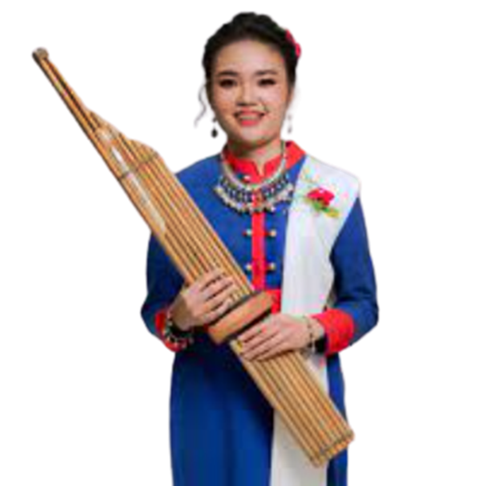 Thai Khaen Am 8 Bamboo Isan Laos Mouth Organ Musical Folk Instrument Traditional - Picture 4 of 9
