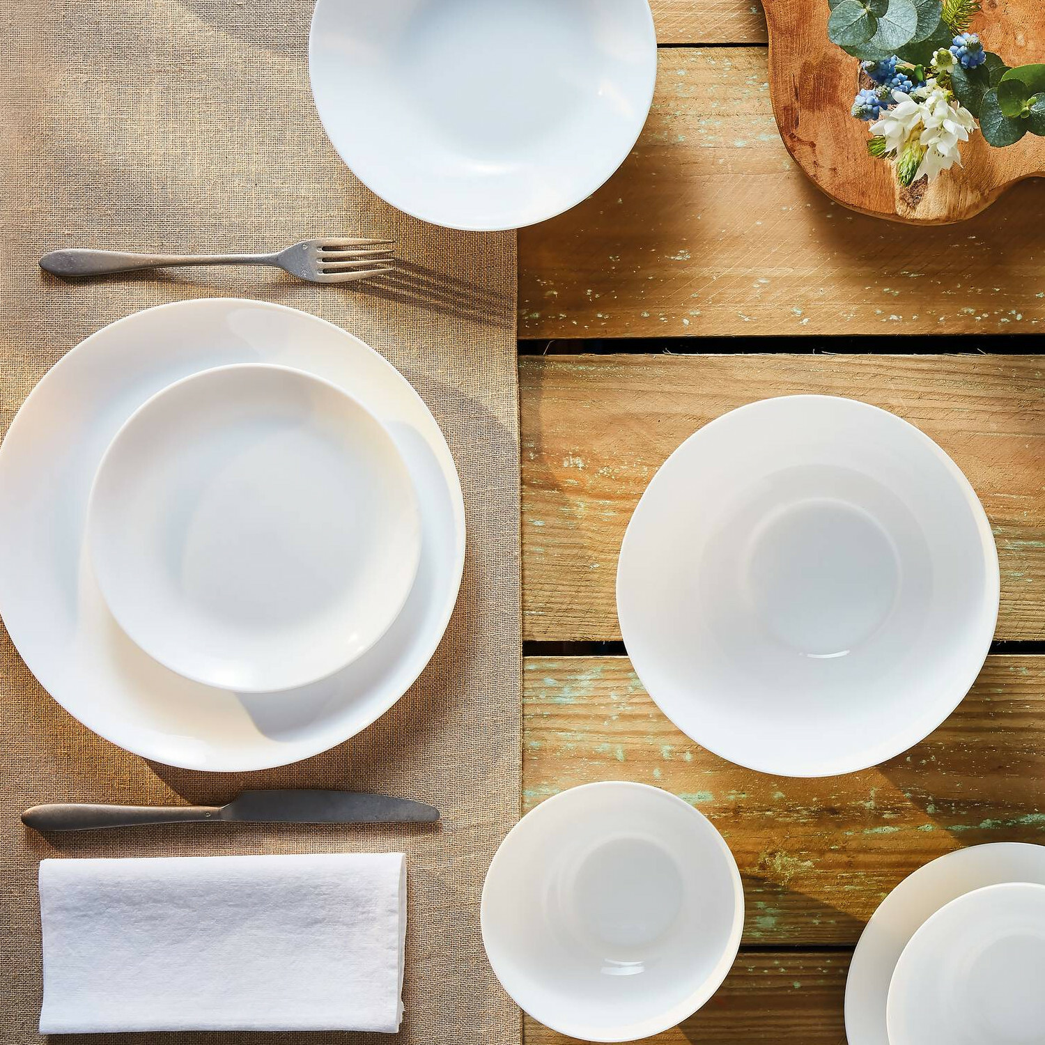 Hartglasgeschirr Tafelset Geschirr Tafelservice Set Diwali Kollektion 18 Teile