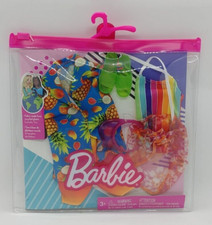 Mattel Barbie Beach Fashion Pack  2 Outfits for Barbie and Ken HJT39