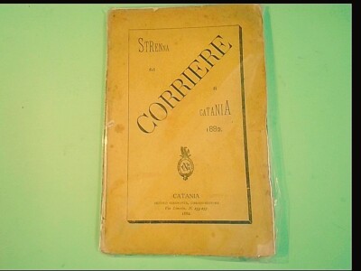 STRENNA DEL CORRIERE DI CATANIA GIANNOTTA 1882