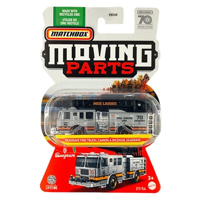 Matchbox HLG12 Moving Parts Seagrave Fire Truck NEU & OVP