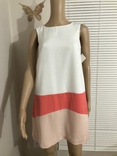 NEW HALOGEN NORDSTROM Casual Dress Women's Multicolor Sleeveles 100% polyester