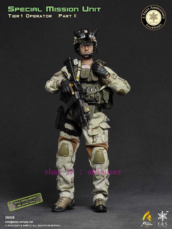 Easy&Simple 1/6 Es26008 Special Mission Unit Tier-1 Operator Part