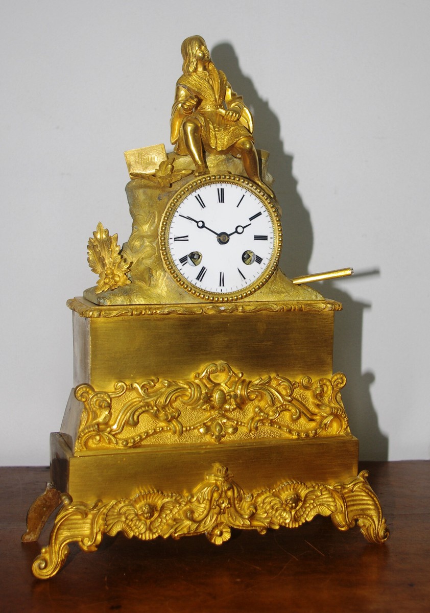 Französische Kaminuhr Alte Kaminuhren Reparieren Antiquitäten Am - Main Image