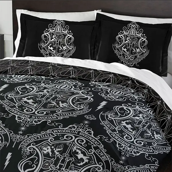 Harry Potter Dekbedovertrek Goud - Eenpersoons - 140 x 200 cm - Katoen | Leen Bakker