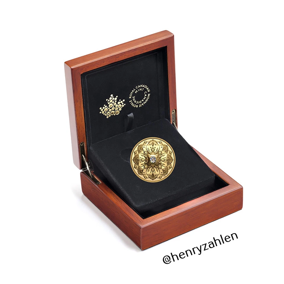 Goldmünze PP  1oz  "Forevermark Black Label DIAMANT"   Kanada 2022 - Bild 3 von 3