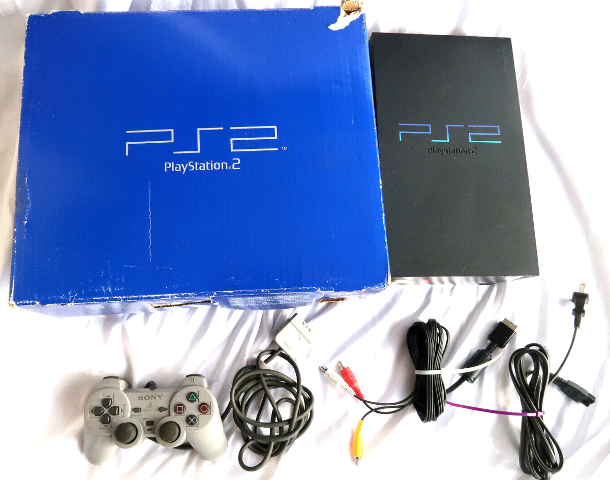 Sony Playstation 2 PS2 Console W Controller AV Cable Power