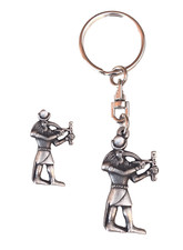 Thoth Egyptian Key ring And Pin Badge Boxed Gift Set Handcrafted In Pewter 
